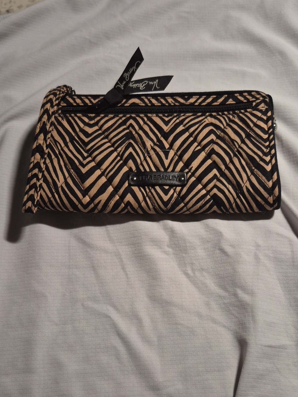 Vera Bradley Wristlet Wallet In ZEBRA.